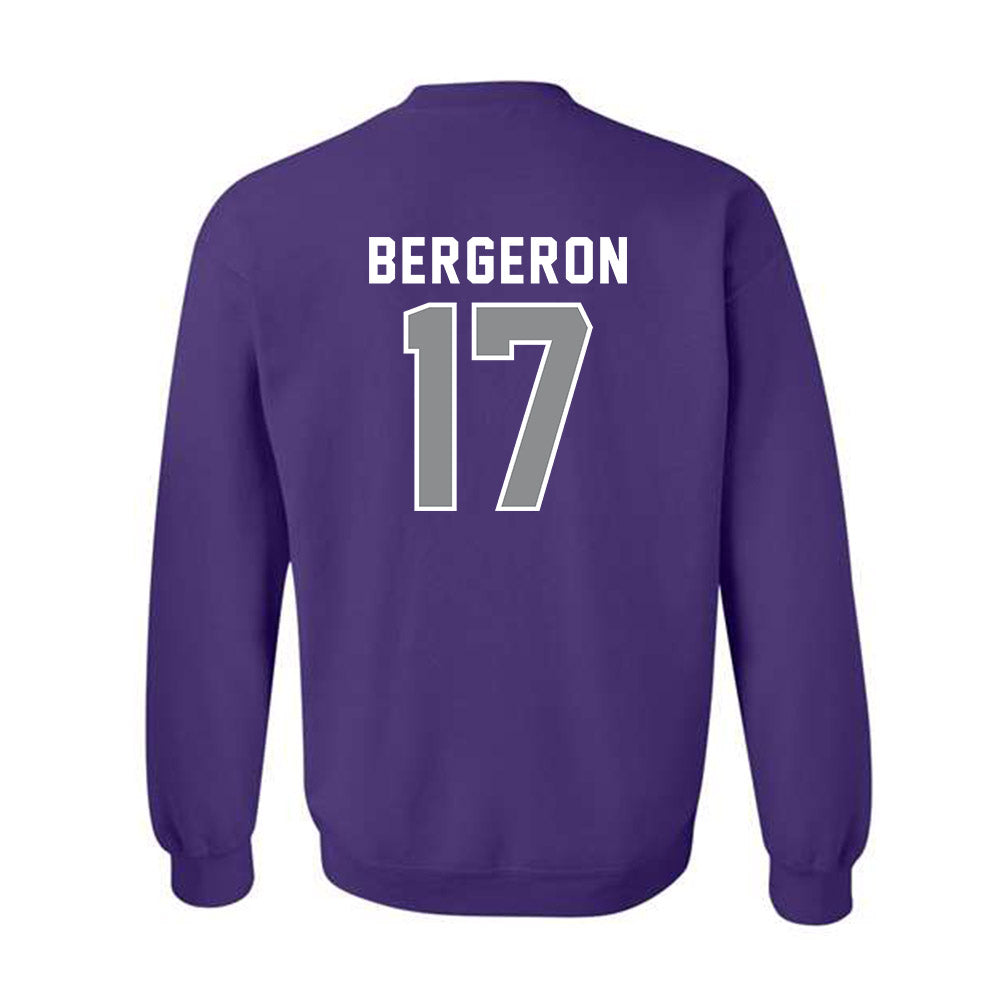 Kansas State - NCAA Football : Mikey Bergeron - Wildcat hand sign Crewneck Sweatshirt-1