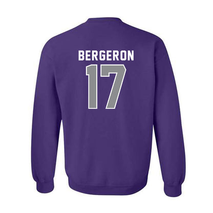 Kansas State - NCAA Football : Mikey Bergeron - Wildcat hand sign Crewneck Sweatshirt-1