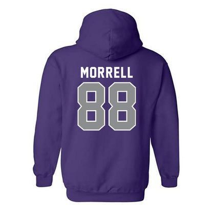 Kansas State - NCAA Football : Arley Morrell - Wildcat hand sign Hooded Sweatshirt-1