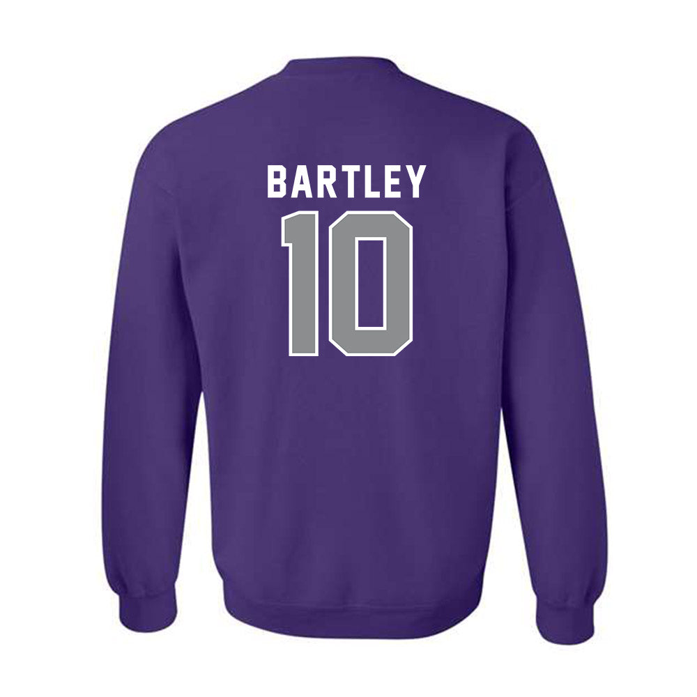 Kansas State - NCAA Football : Logan Bartley - Wildcat hand sign Crewneck Sweatshirt-1