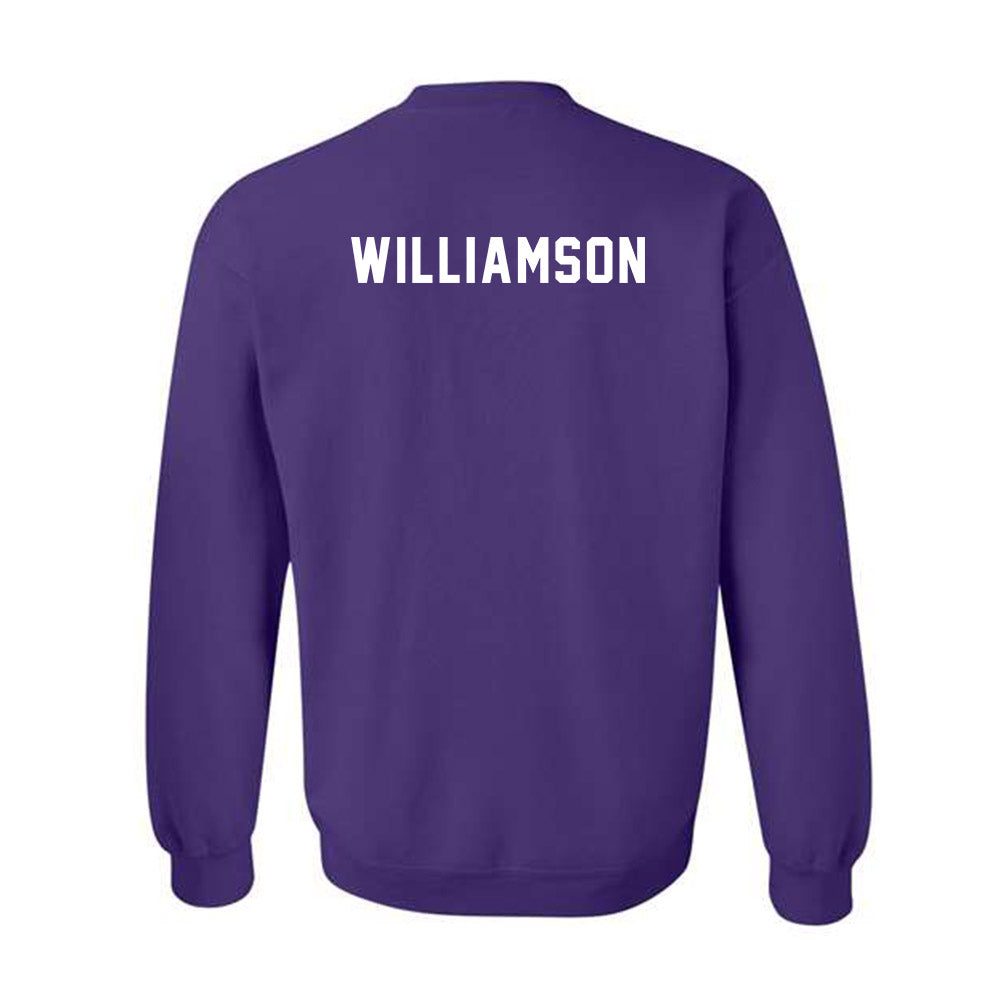 Kansas State - NCAA Women's Rowing : Bailey Williamson - Wildcat hand sign Crewneck Sweatshirt-1