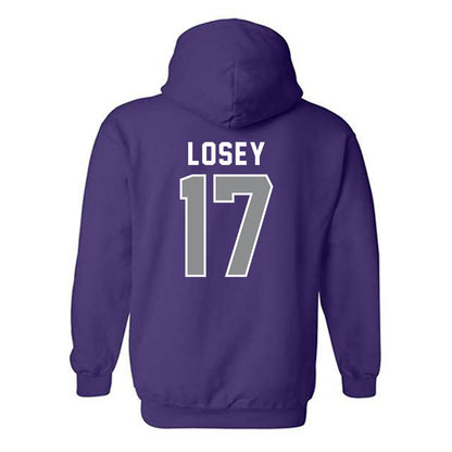 Kansas State - NCAA Women's Soccer : Jordan Losey - Wildcat hand sign Hooded Sweatshirt-1