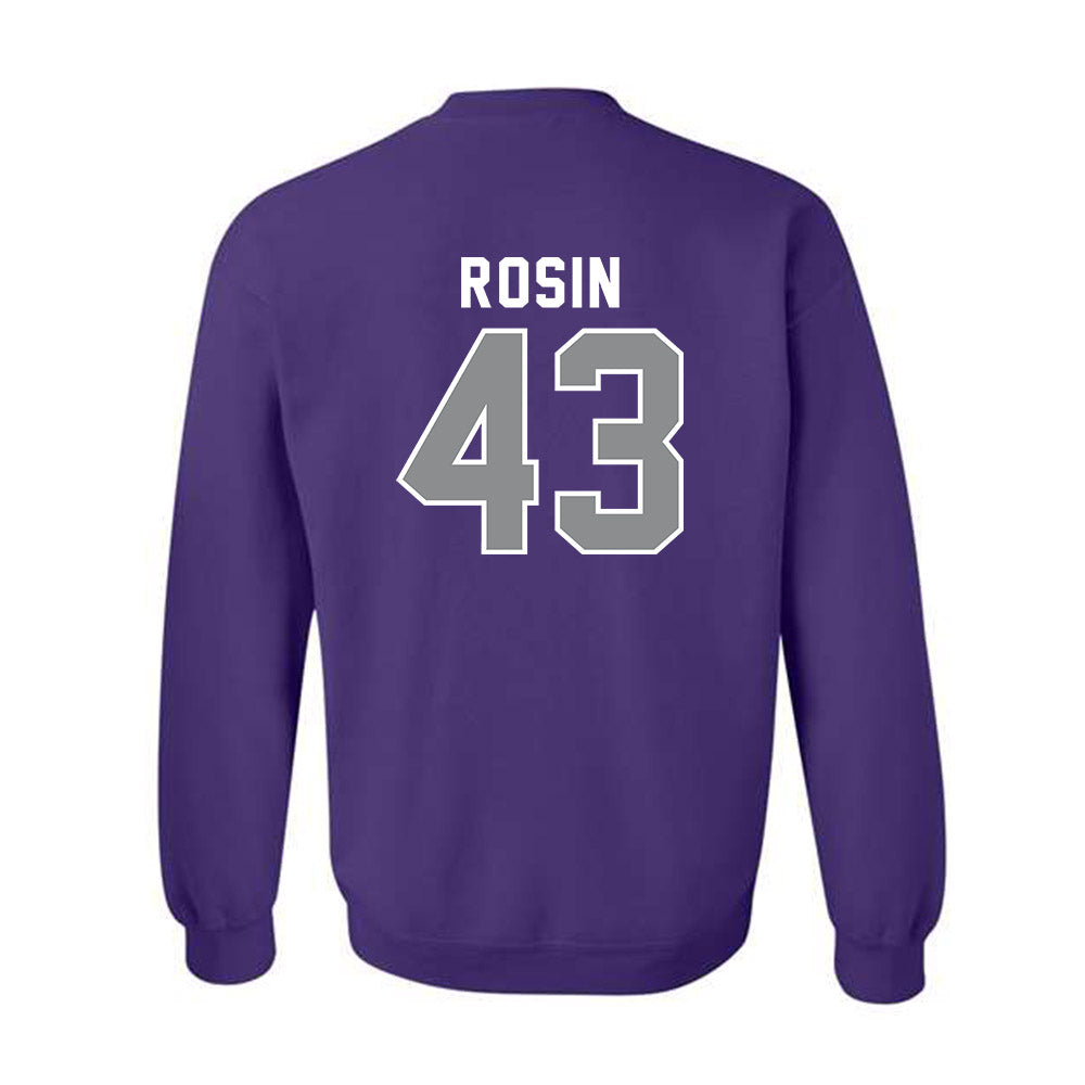 Kansas State - NCAA Baseball : Ben Rosin - Wildcat hand sign Crewneck Sweatshirt-1