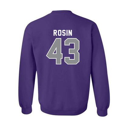 Kansas State - NCAA Baseball : Ben Rosin - Wildcat hand sign Crewneck Sweatshirt-1