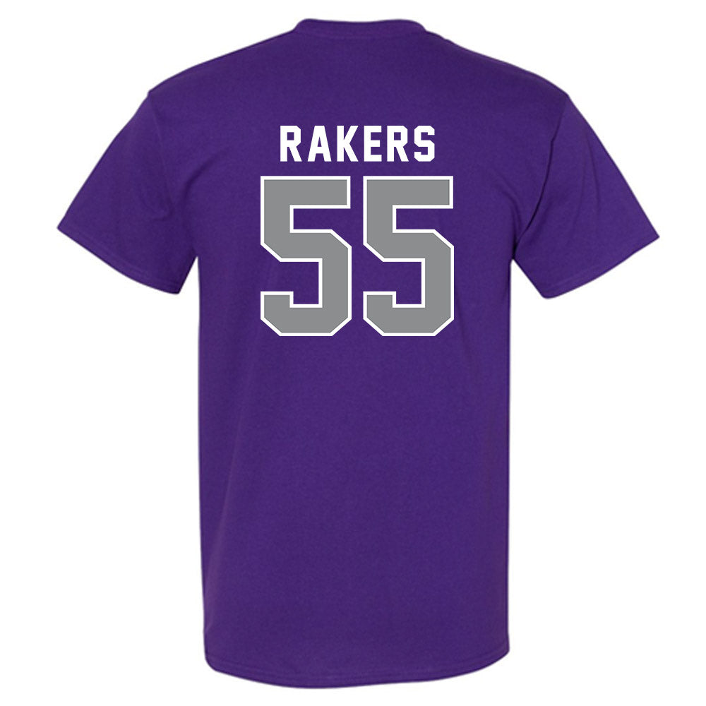 Kansas State - NCAA Football : Kyle Rakers - Wildcat hand sign T-Shirt-1