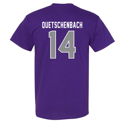 Kansas State - NCAA Baseball : Jack Quetschenbach - Wildcat hand sign T-Shirt-1