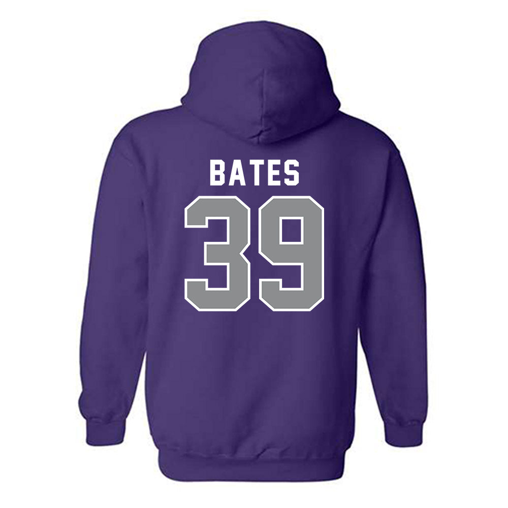Kansas State - NCAA Football : Travis Bates - Wildcat hand sign Hooded Sweatshirt-1