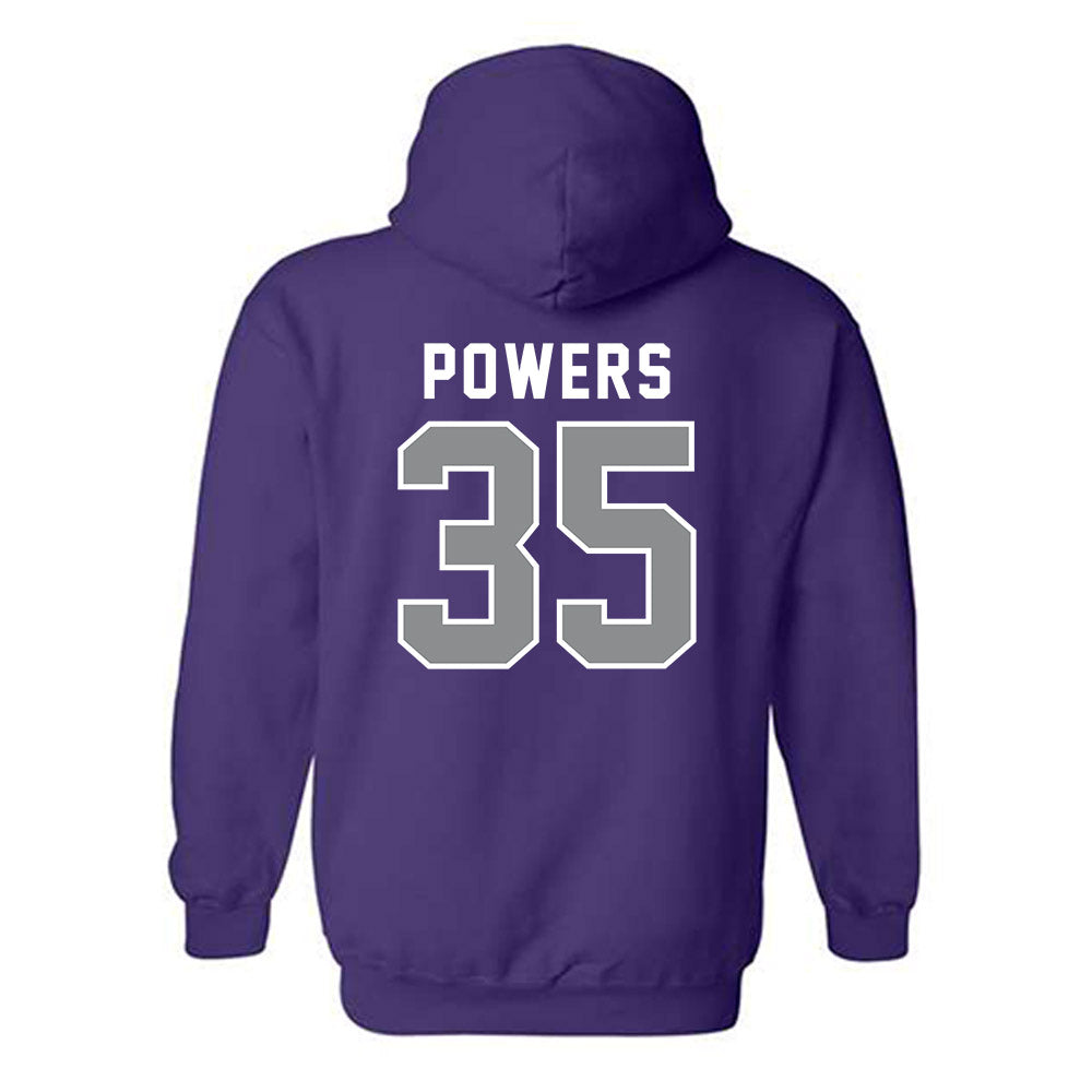 Kansas State - NCAA Football : Gabe Powers - Wildcat hand sign Hooded Sweatshirt-1
