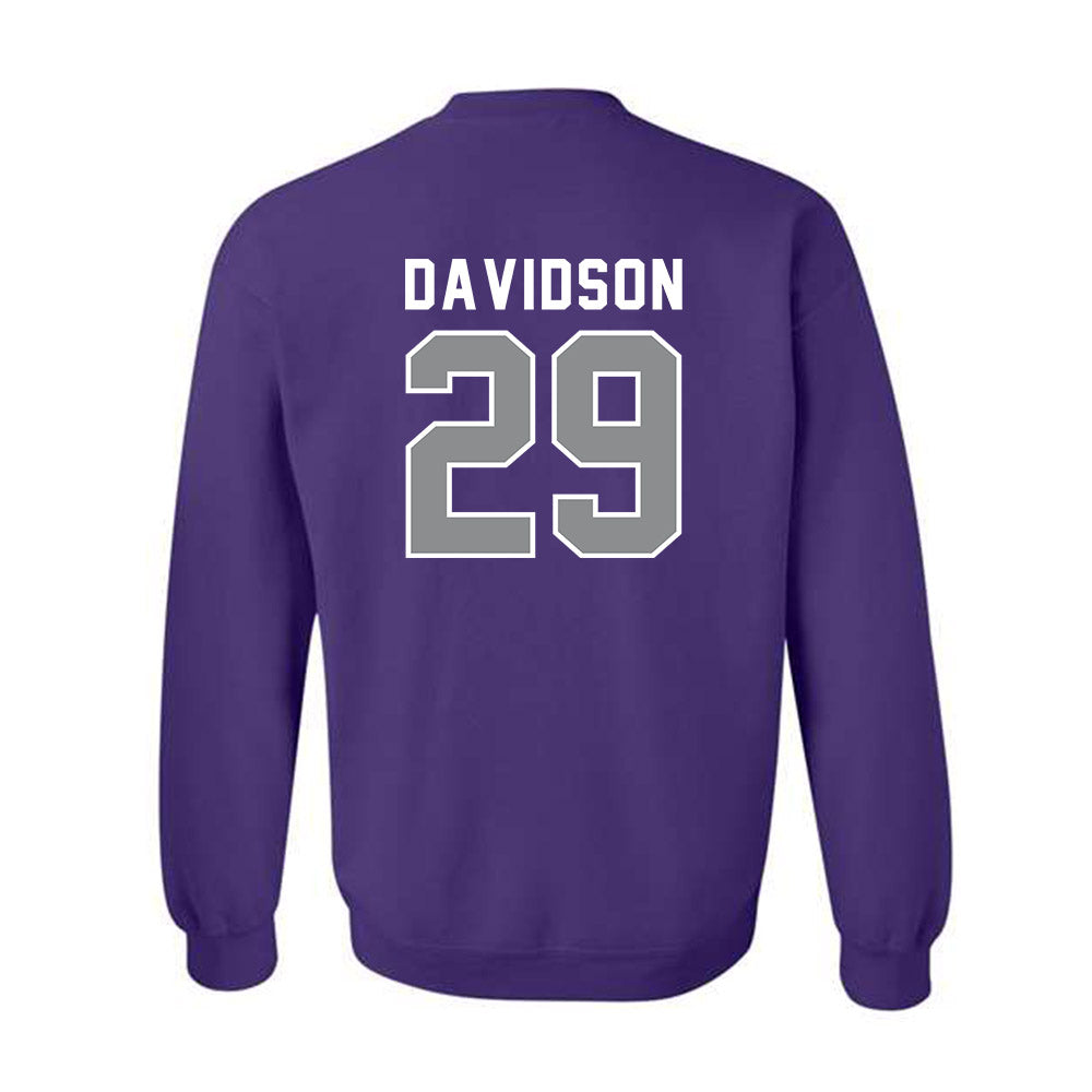 Kansas State - NCAA Football : Dylan Davidson - Wildcat hand sign Crewneck Sweatshirt-1