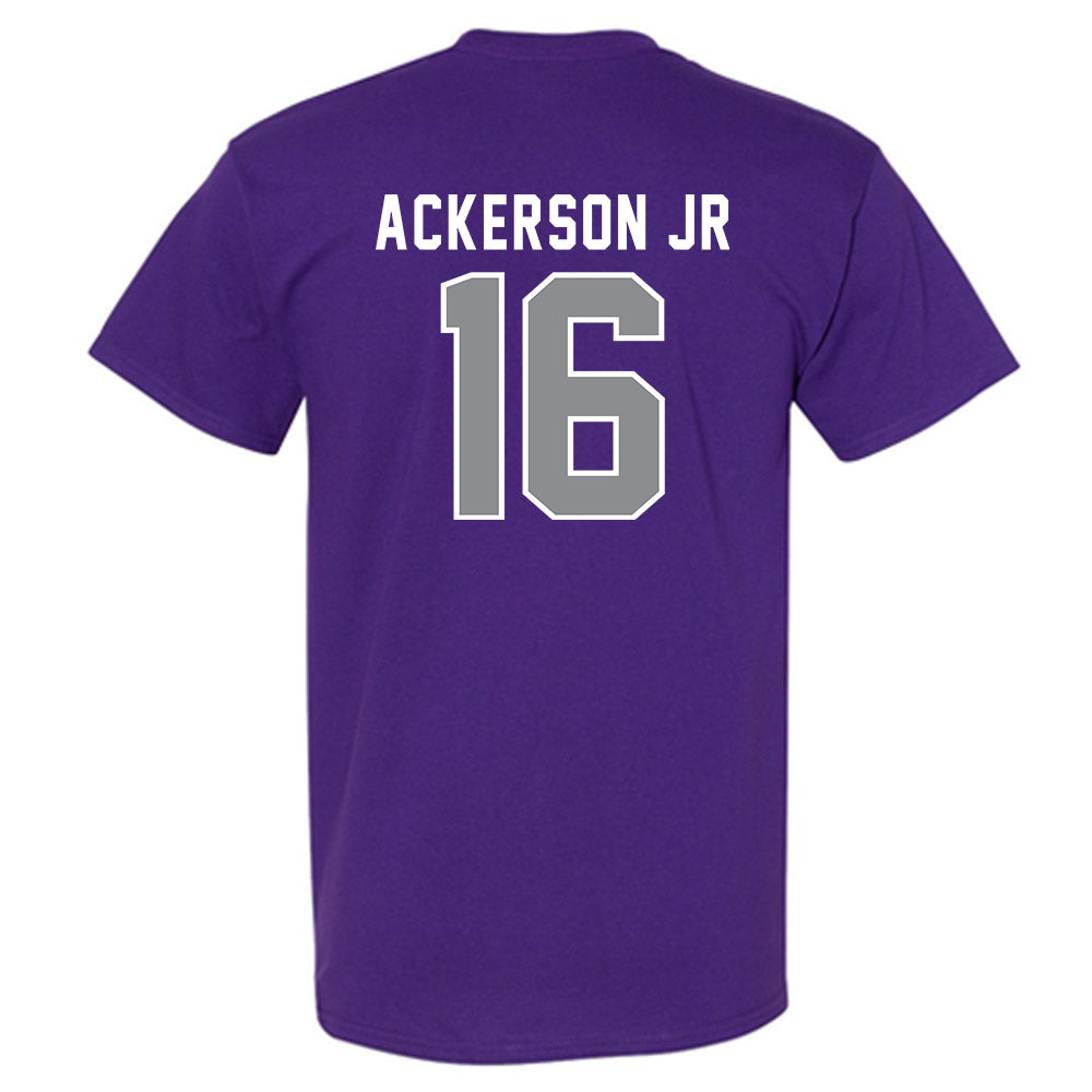 Kansas State - NCAA Football : Dj Ackerson Jr - Wildcat hand sign T-Shirt-1