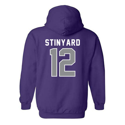 Kansas State - NCAA Football : serious stinyard - Wildcat hand sign Hooded Sweatshirt-1