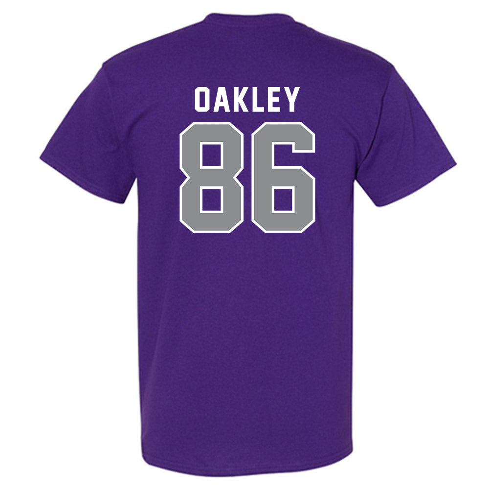 Kansas State - NCAA Football : Garrett Oakley - Wildcat hand sign T-Shirt-1