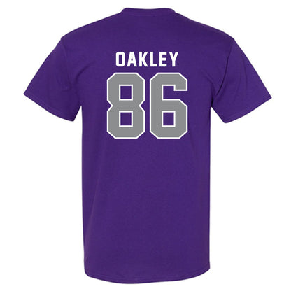 Kansas State - NCAA Football : Garrett Oakley - Wildcat hand sign T-Shirt-1