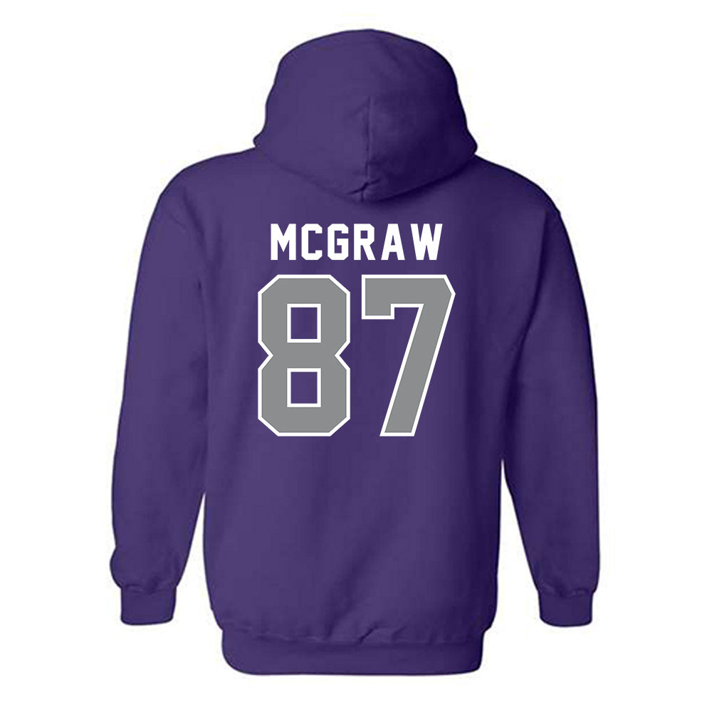 Kansas State - NCAA Football : Lawson Mcgraw - Wildcat hand sign Hooded Sweatshirt-1