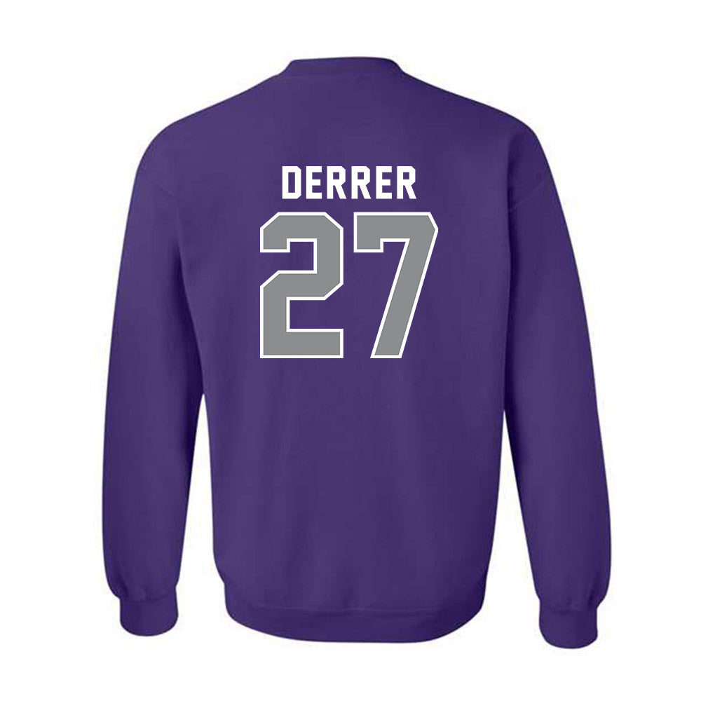 Kansas State - NCAA Women's Volleyball : Ellah Derrer - Wildcat hand sign Crewneck Sweatshirt-1