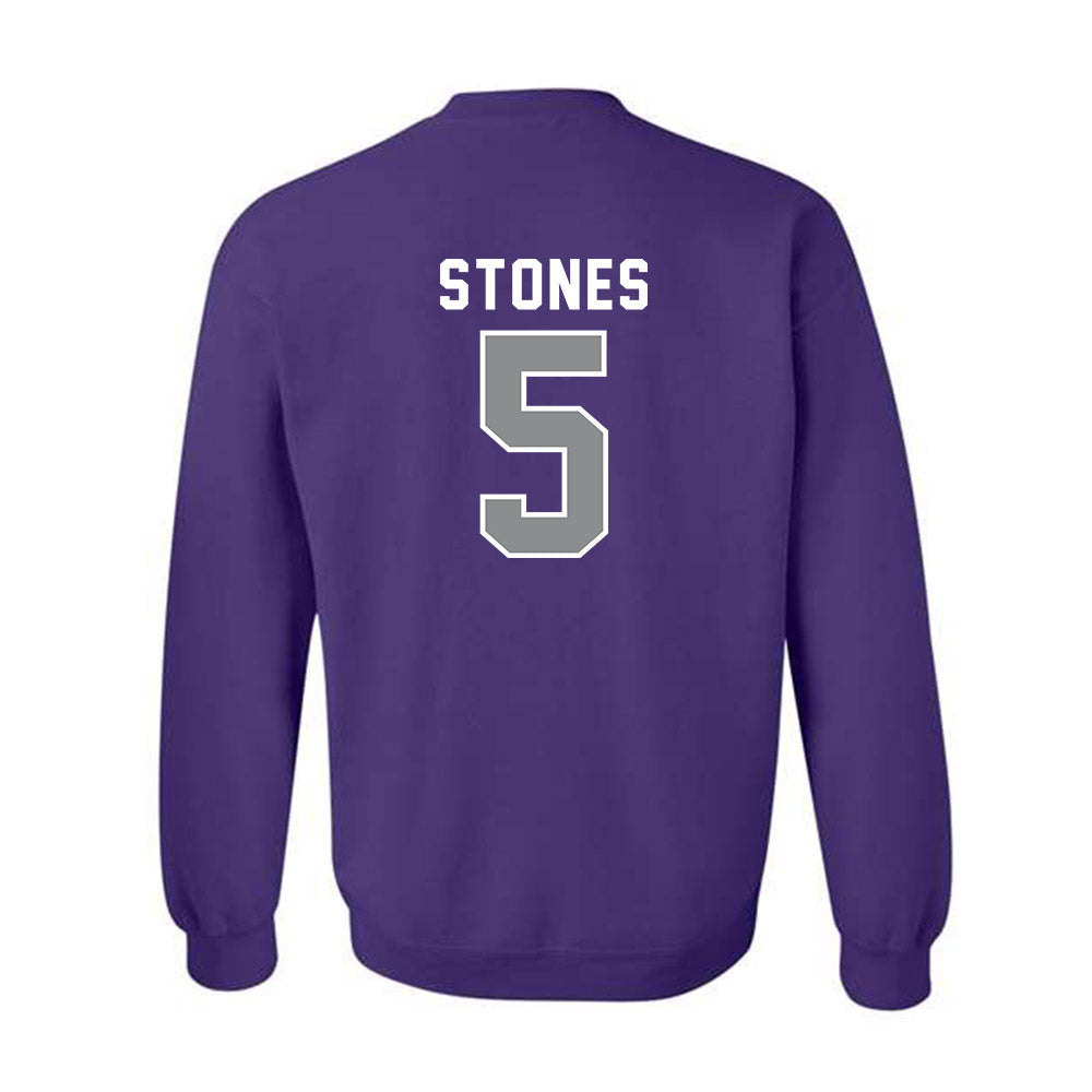 Kansas State - NCAA Women's Volleyball : Avery Stones - Wildcat hand sign Crewneck Sweatshirt-1
