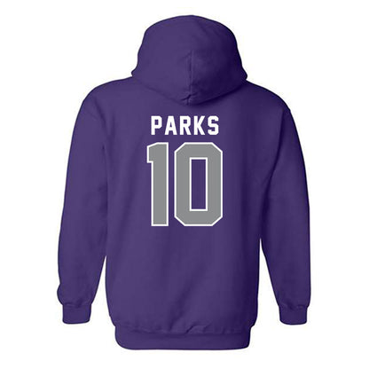 Kansas State - NCAA Women's Basketball : mikayla parks - Wildcat hand sign Hooded Sweatshirt-1