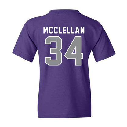 Kansas State - NCAA Football : Nick McClellan - Wildcat hand sign Youth T-Shirt-1