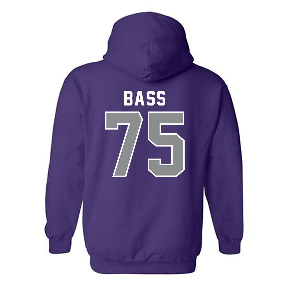 Kansas State - NCAA Football : Holden Bass - Wildcat hand sign Hooded Sweatshirt-1