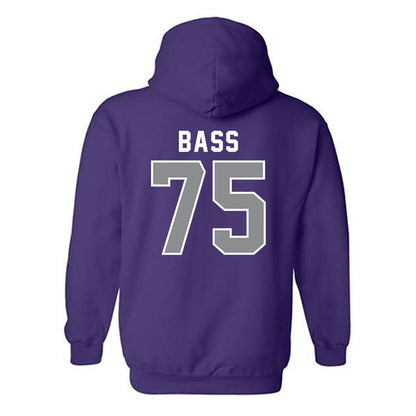 Kansas State - NCAA Football : Holden Bass - Wildcat hand sign Hooded Sweatshirt-1