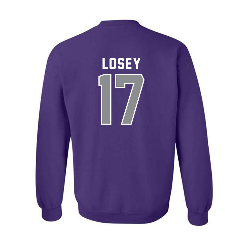 Kansas State - NCAA Women's Soccer : Jordan Losey - Wildcat hand sign Crewneck Sweatshirt-1