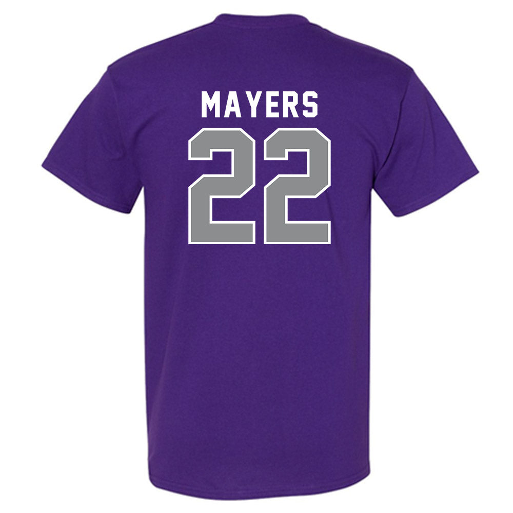 Kansas State - NCAA Women's Soccer : Langley Mayers - Wildcat hand sign T-Shirt-1