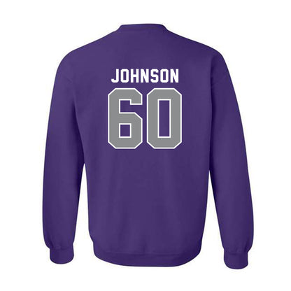 Kansas State - NCAA Football : Andrew Johnson - Wildcat hand sign Crewneck Sweatshirt-1