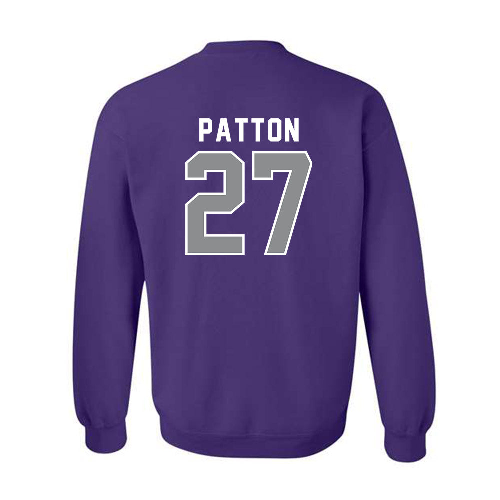 Kansas State - NCAA Football : Cub Patton - Wildcat hand sign Crewneck Sweatshirt-1
