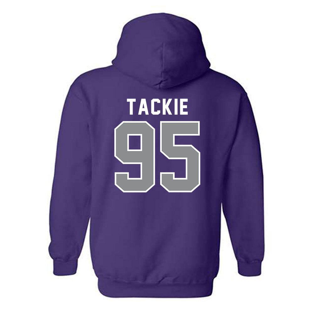 Kansas State - NCAA Football : Patrick Tackie - Wildcat hand sign Hooded Sweatshirt-1