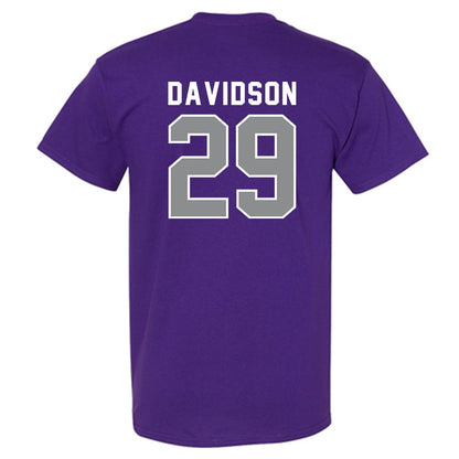 Kansas State - NCAA Football : Dylan Davidson - Wildcat hand sign T-Shirt-1