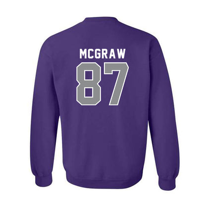 Kansas State - NCAA Football : Lawson Mcgraw - Wildcat hand sign Crewneck Sweatshirt-1