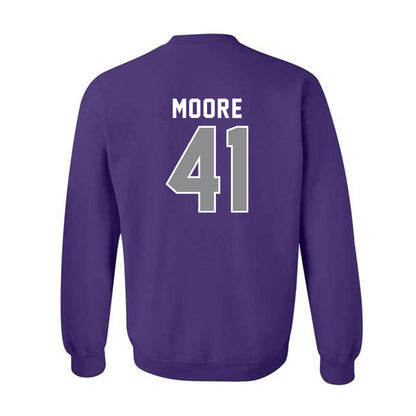 Kansas State - NCAA Football : Ashton Moore - Wildcat hand sign Crewneck Sweatshirt-1