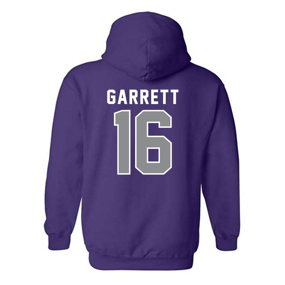 Kansas State - NCAA Women's Soccer : Ava Garrett - Wildcat hand sign Hooded Sweatshirt-1