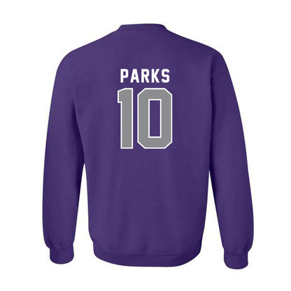 Kansas State - NCAA Women's Basketball : mikayla parks - Wildcat hand sign Crewneck Sweatshirt-1