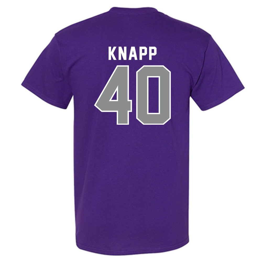 Kansas State - NCAA Football : Dalton Knapp - Wildcat hand sign T-Shirt-1