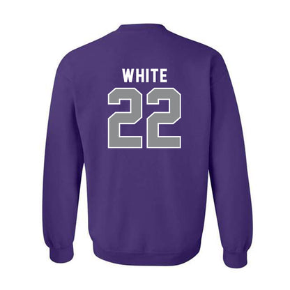 Kansas State - NCAA Women's Basketball : Ramiya White - Wildcat hand sign Crewneck Sweatshirt-1