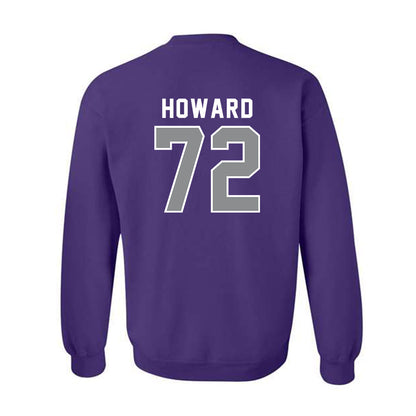 Kansas State - NCAA Football : Ryan Howard - Wildcat hand sign Crewneck Sweatshirt-1