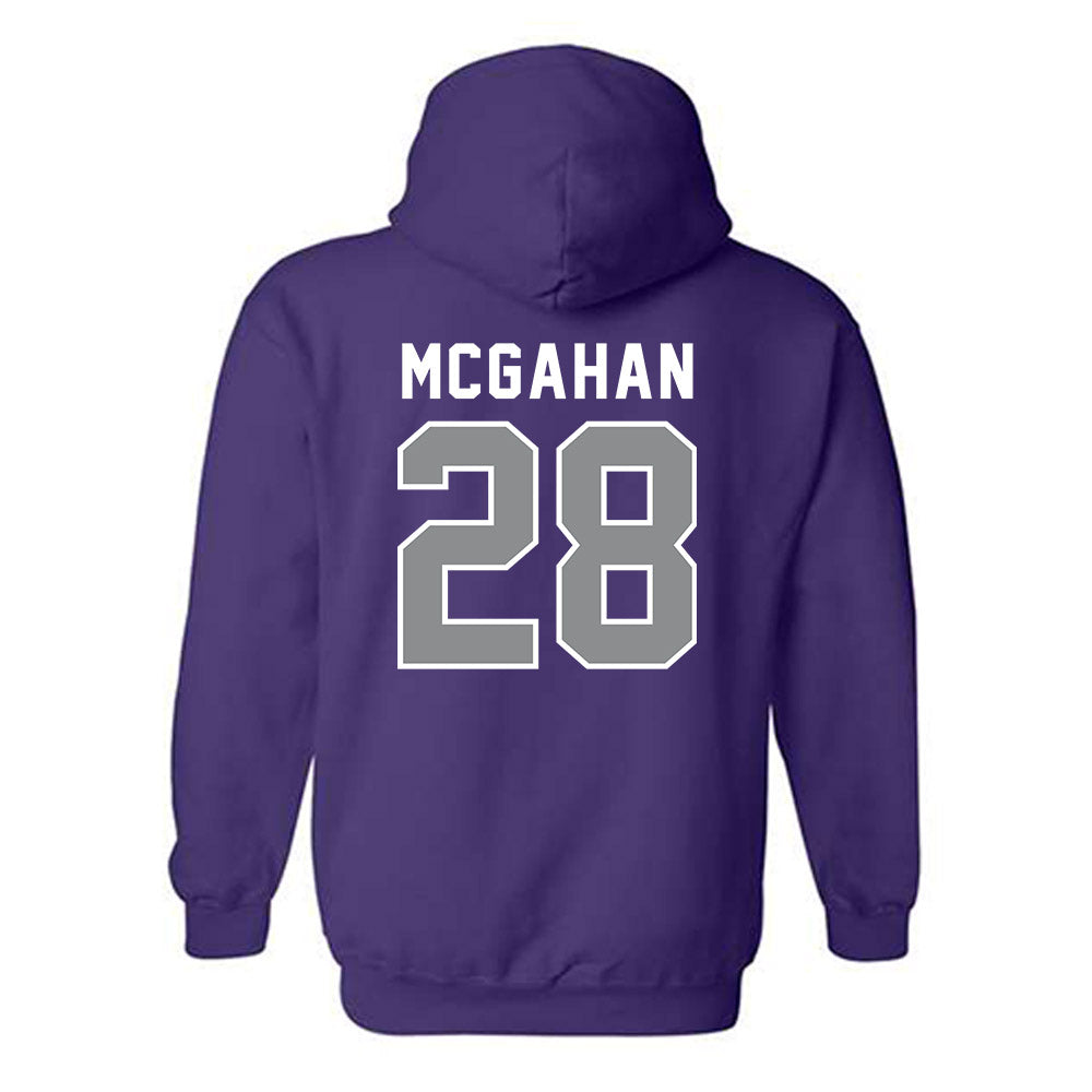 Kansas State - NCAA Baseball : Shea McGahan - Wildcat hand sign Hooded Sweatshirt-1