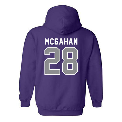 Kansas State - NCAA Baseball : Shea McGahan - Wildcat hand sign Hooded Sweatshirt-1