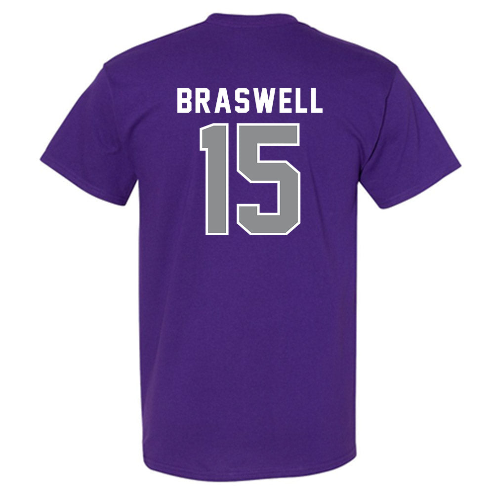 Kansas State - NCAA Women's Soccer : McKinnan Braswell - Wildcat hand sign T-Shirt-1