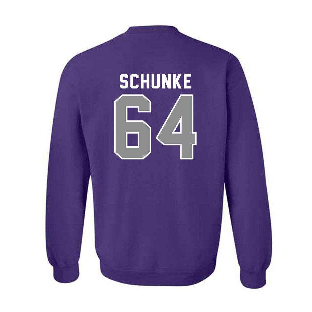Kansas State - NCAA Football : Navarro Schunke - Wildcat hand sign Crewneck Sweatshirt-1
