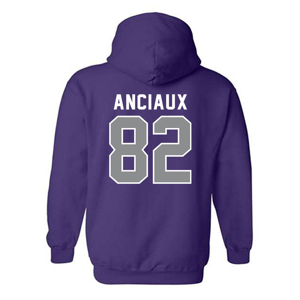 Kansas State - NCAA Football : Will Anciaux - Wildcat hand sign Hooded Sweatshirt-1