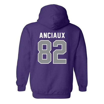 Kansas State - NCAA Football : Will Anciaux - Wildcat hand sign Hooded Sweatshirt-1