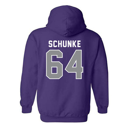 Kansas State - NCAA Football : Navarro Schunke - Wildcat hand sign Hooded Sweatshirt-1