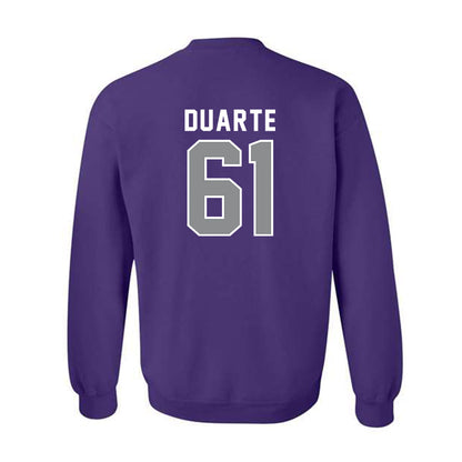 Kansas State - NCAA Football : Chase Duarte - Wildcat hand sign Crewneck Sweatshirt-1