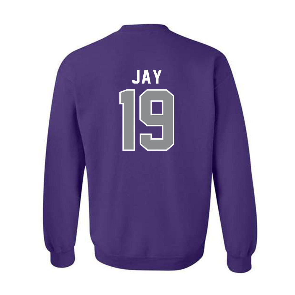 Kansas State - NCAA Football : Blake Jay - Wildcat hand sign Crewneck Sweatshirt-1