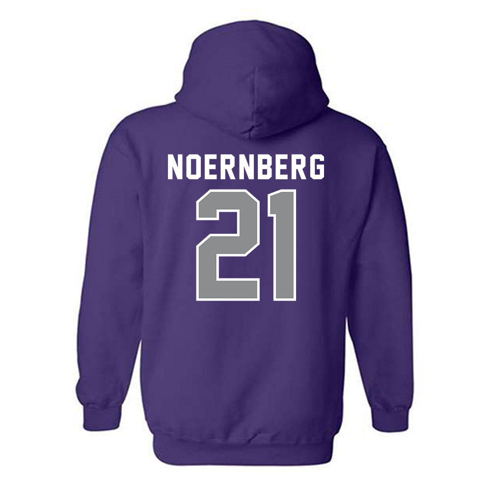 Kansas State - NCAA Football : Bryce Noernberg - Wildcat hand sign Hooded Sweatshirt-1