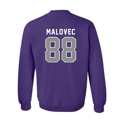 Kansas State - NCAA Men's Basketball : Timotej Malovec - Wildcat hand sign Crewneck Sweatshirt-1