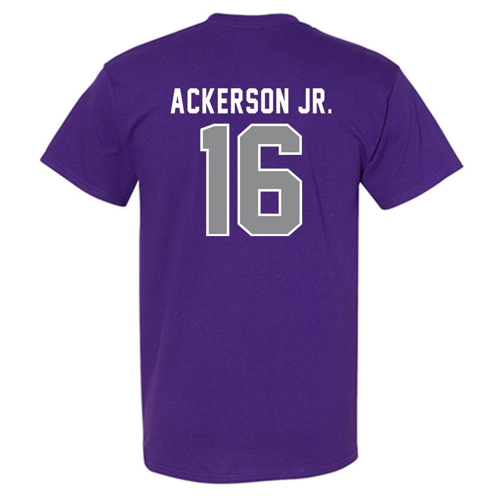 Kansas State - NCAA Football : Dj Ackerson Jr. - Wildcat hand sign T-Shirt-1