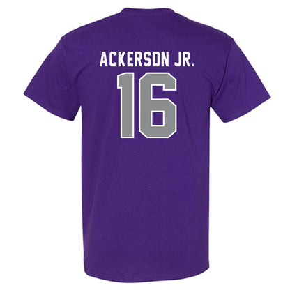 Kansas State - NCAA Football : Dj Ackerson Jr. - Wildcat hand sign T-Shirt-1